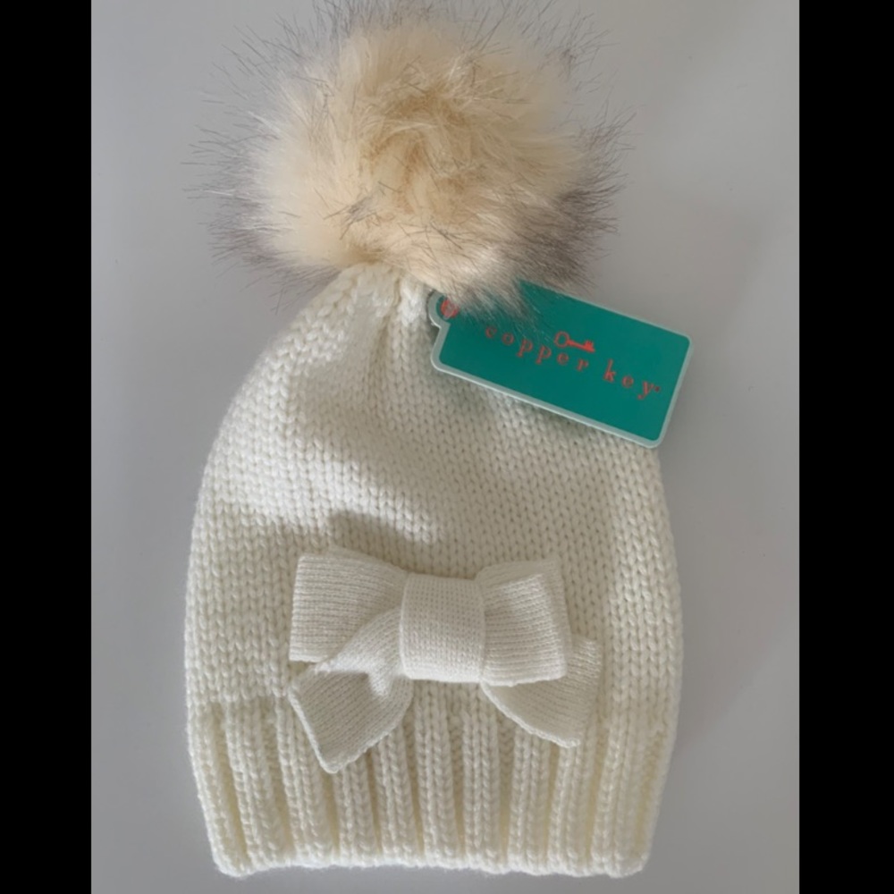 White Beanie Hat